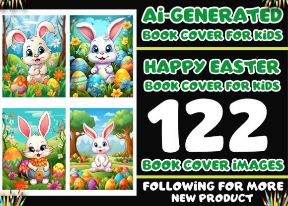 Download 122 Happy Easter Book Cover for Kids KDP - Happy Collection