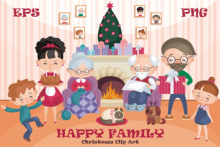 Download Happy Family Christmas Clip Art - Happy Collection