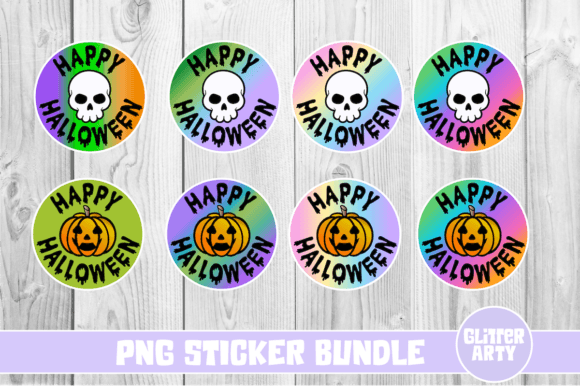 Download Happy Halloween PNG Sticker Bundle - Happy Collection