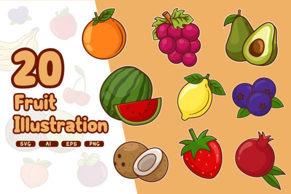 Download Fruit Illustration - Fruit illustration Collection