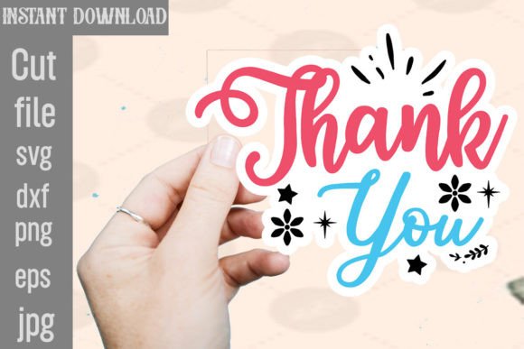 Download Thank You SVG Stickers - Premium Resources