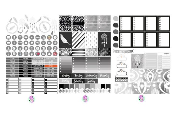 Download Boho Stickers, ECLP Digital Stickers - Boho stickers Collection