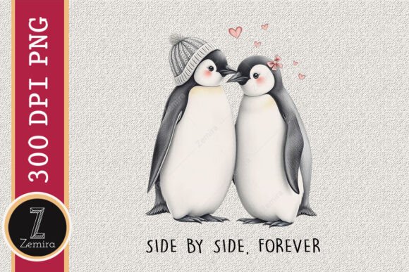 Download Happy Anniversary Penguin Couple - Happy Collection